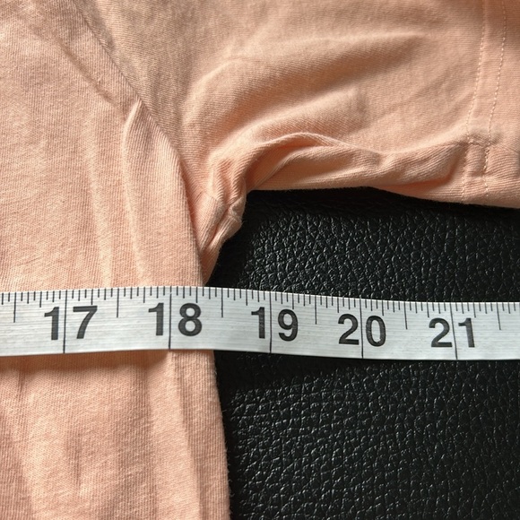 Sezane Amour Libre T Shirt Free Love Cotton Peach Short Sleeve Sz M NEW - Picture 9 of 10